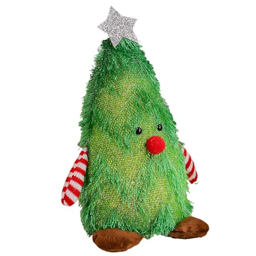 Erconsso Beleuchtete Stehende Weihnachts Puppen,Weiche Beleuchtete Weihnachts Puppen Figuren Tischdekoration | Tischdekoration Für Zuhause Büro Schule Fest Partyschmuck von Erconsso