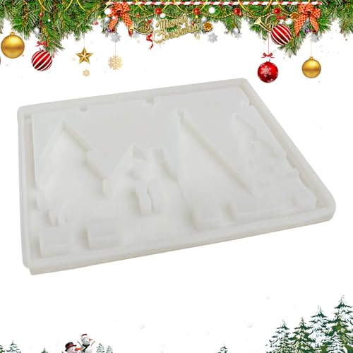 Erconsso Christmas Tree Formen Für Epoxidharz | Zuhause Dekoration Gussformen - Silikon Licht Schild Formen Für Zement Gips Kunst Lehrer Heimdekorateur Kreative Schüler Party Planer von Erconsso