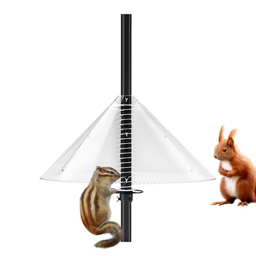 Erconsso Eichhörnchen-Leitbleche für Vogelfutterspender, Eichhörnchensichere Trennwand, Vogelfutterstation, Schutzvorrichtung, transparent, für Außenbereich, Hof, Garten, Hof, Park Erconsso Eichhörnchen-Leitbleche für Vogelfutterspender, Eichhörnchensichere Trennwand, Vogelfutterstation, Schutzvorrichtung, transparent, für Außenbereich, Hof, Garten, Hof, Park von Erconsso