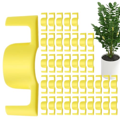Erconsso Gartenclips für Pflanzen – 40 Stück Pflanzenzweig-Biegestützclips – verbesserter Luftstrom Stielbieger Gartenzubehör für Gewächshaus, , Outdoor-Kulturen, Wachstum, Hinterhof von Erconsso