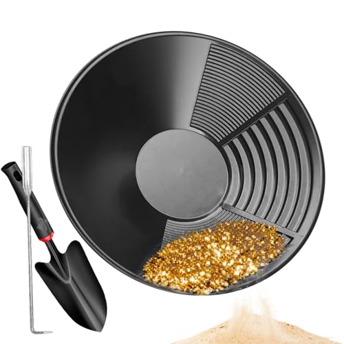 Erconsso Goldwaschset | 3-teilige Goldwaschen Ausrüstung für Erwachsene | Tragbares Gesteins Detektor Werkzeug für Anfänger Hobby Archäologie Bergsuche Schatzsuche von Erconsso