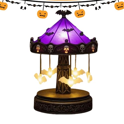 Erconsso Halloween Leuchtender Geist - Gruselige Beleuchtete Geister Schlafzimmerlampe,Schaurige Halloween Deko, Unheimliche Wohnaccessoires für Festival Outdoor Party Küche Esstisch Indoor von Erconsso