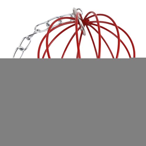 Erconsso Kaninchen Heufutterautomat | Futterspender Kaninchen Futterbox - Schwebendes Metall Futterball Käfigzubehör Für Kleintiere Hamster Chinchilla von Erconsso