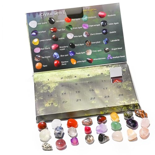 Erconsso Kristall Adventskalender,Edelstein Adventskalender Für Weihnachten - 24 Tage Festliches Spielzeug Sammelaccessoire Für Familie Erwachsene Kinder Männer Frauen Festdekoration Erconsso Kristall Adventskalender,Edelstein Adventskalender Für Weihnachten - 24 Tage Festliches Spielzeug Sammelaccessoire Für Familie Erwachsene Kinder Männer Frauen Festdekoration von Erconsso