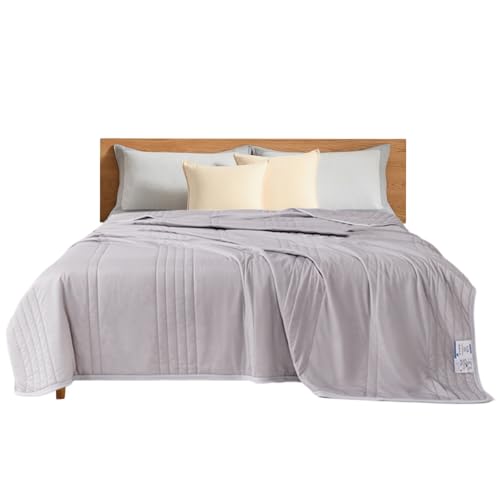 Erconsso Kühlende Decken Für Heiße Nächte - Doppelseitig Kühlende Decke Für Sommer - Atmungsaktive Steppdecke für Bett Schlafzimmer Erwachsene Couch Camping Reise Wohnung von Erconsso
