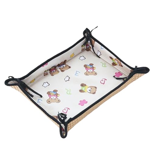 Erconsso Pet Pad,Doppelseitig rutschfeste Kühlmatte Für Katzen | Atmungsaktiv Waschbar Kühlende Liegefläche Für Boden Autositz Bett von Erconsso