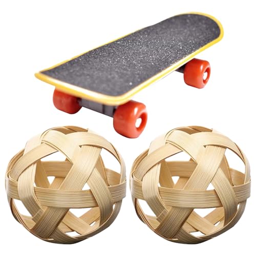 Erconsso Schildkröten-Futterball – Futterball für , Gras, Obst, mit Skateboard, 2 Leckerli-Bälle, Schildkrötenspielzeug zum Füttern und Spielen von Haustieren von Erconsso
