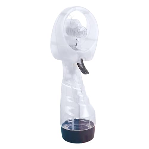 Erconsso Tragbarer Sprühnebel Ventilator,Camping Ventilator Mit Wasservernebelung | 350ml Wassertank Kühlung Tischzubehör Für Sport Gartenarbeit Camping Grillen Joggen Angeln von Erconsso