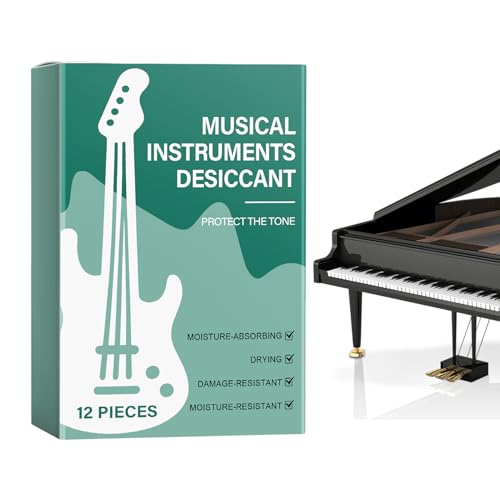 Erconsso Trockenmittelpakete multifunktional – schnelle Feuchtigkeitsaufnahmebeutel, 40 g Luftentfeuchter, tragbares Trockenmittel für Keyboard, Erhu, Gitarre, Instrument, Schlagzeug, Saxophon von Erconsso