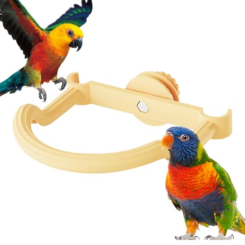 Erconsso Vogel-Sitzstangen für Papageien – Sittich-Sitzstangen, stehendes Vogelspielzeug, rutschfestes Nymphensittichkäfig-Zubehör, Haustierzubehör für Finken, Sittiche, Sittiche, Pfotenschleifen von Erconsso