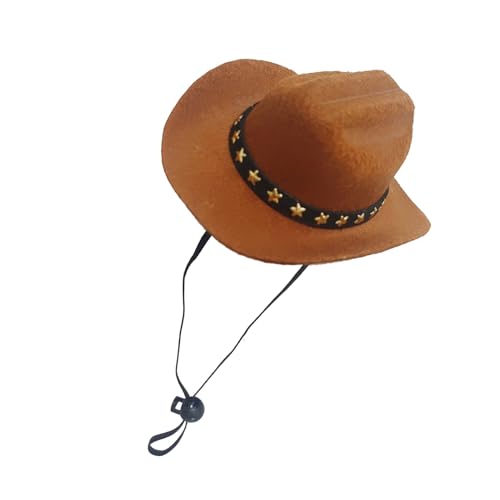 Erconsso Westernhut Für Katze Und Hund - Hund Kostüm Cowboyhut | Katze Partyzubehör für Karneval Halloween Western Partys Weihnachten Cosplay Erconsso Westernhut Für Katze Und Hund - Hund Kostüm Cowboyhut | Katze Partyzubehör für Karneval Halloween Western Partys Weihnachten Cosplay von Erconsso