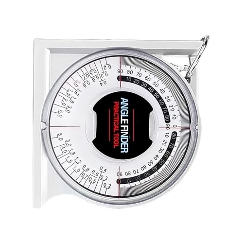 Erconsso Winkelsucher Werkzeug - Magnetischer Winkelsucher Winkelmesser | Genauer Neigungsmesser Neigungssuche für Bautechnik Heimwerker Tischlerprojekte für Präzisionsarbeiten von Erconsso