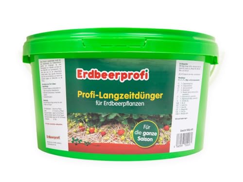 Erdbeerprofi - Dünger für Erdbeeren (2500 g) - Langzeitdünger für Erdbeerpflanzen - Erdbeerendünger - Düngemittel für Erdbeeren von Erdbeerprofi.de