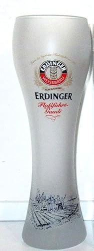 Erdinger / Gläser/Weißbierglas/weiß satiniert/Floßfahrt-Gaudi / 1 x 0,5 Liter/ohne Karton von Erdinger