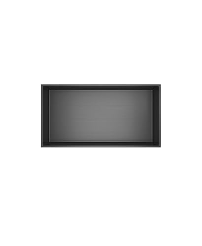 Erfu Einbaunische Badezimmer Unterputz - Modernes Wandnische Edelstahl | Einbauregal für Dusche & Badezimmer (Graubronze, 300x600x100mm) von Erfu