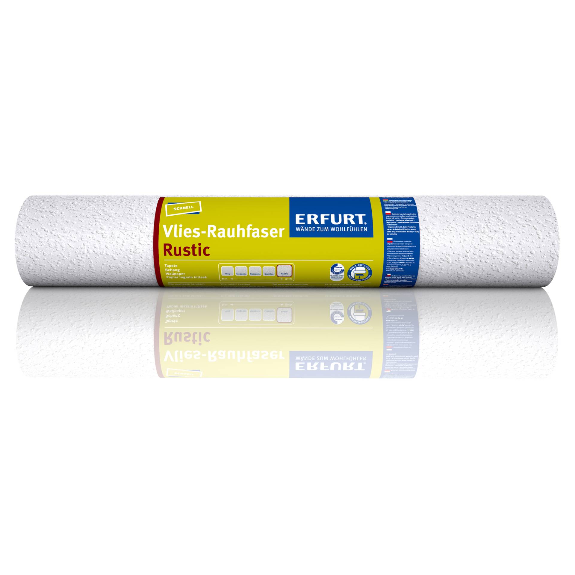 Erfurt Vlies-Rauhfasertapete 'Rustic' weiß 0,53 x 10 m Erfurt Vlies-Rauhfasertapete 'Rustic' weiß 0,53 x 10 m von Erfurt
