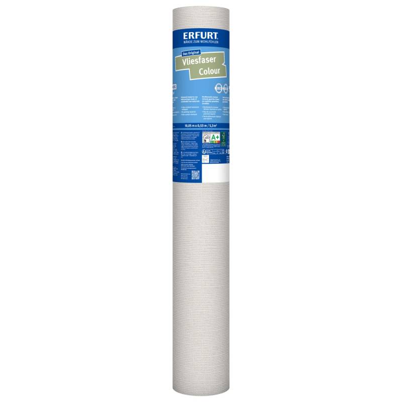 Erfurt Vliesfaser Colour 302-1 Hellgrau 10,5 m x 0,53 m von Erfurt