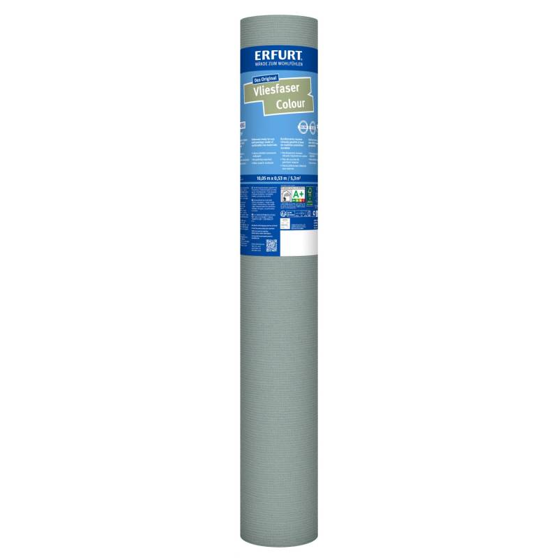 Erfurt Vliesfaser Colour 302-5 Grün 10,5 m x 0,53 m von Erfurt