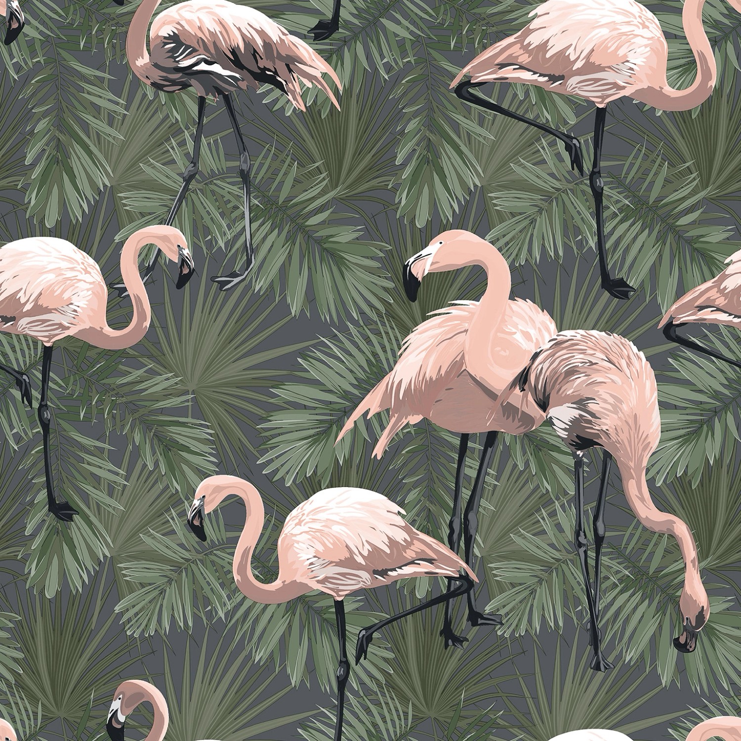 Erfurt Vliestapete Eco Deco Pink Flamingo FSC® von Erfurt