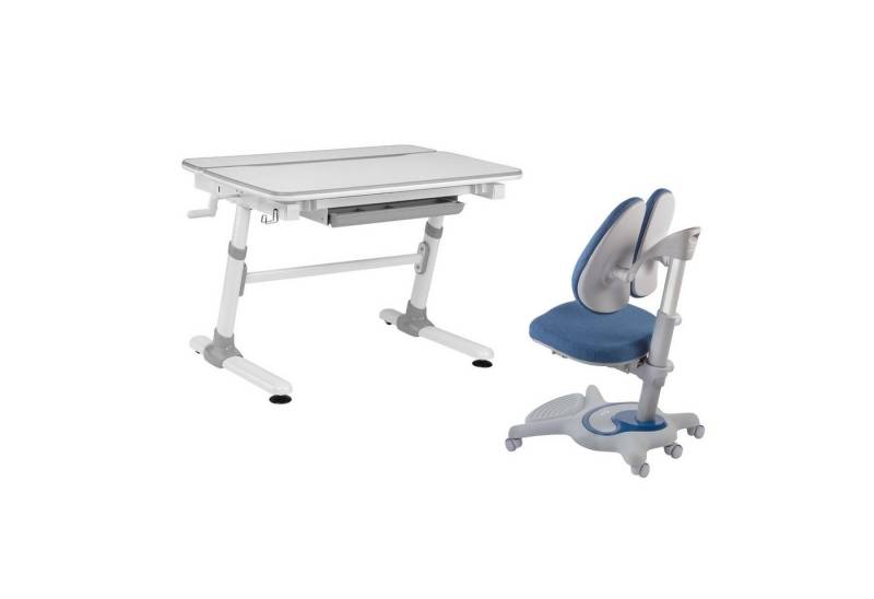 Ergo Office Kinderschreibtisch ER-417+ER-484N (1 Tisch, 1 Stuhl), Schreibtisch und Stuhl Set für Kinder von Ergo Office