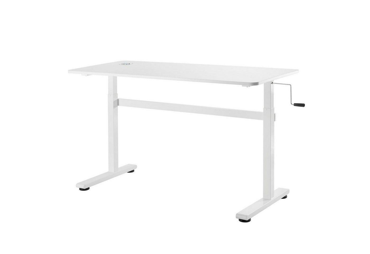 Ergo Office Schreibtisch ER-401, manuell höhenverstellbar 70 - 117 cm u. große Tischplatte von Ergo Office