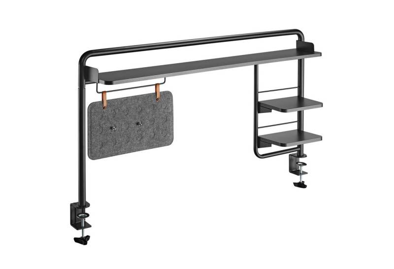 Ergo Office Schreibtischaufsatz ER-452, Schreibtischablage mit 3 Fachböden bis 20 kg von Ergo Office
