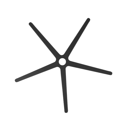 Ergootto, großes 700 mm-Fußkreuz aus schwarzem Kunststoff für Bürostuhl, Gaming Stuhl oder Arbeitssessel, 5-Stern-Drehkreuz für Schreibtischstuhl, Ersatzteil für ergonomischen Stuhl von ErgoOtto
