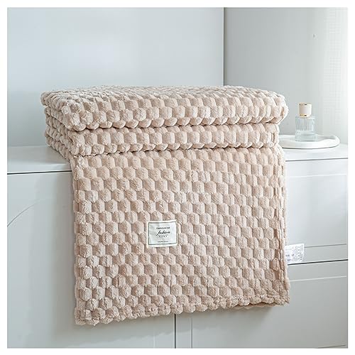 Ergocar Fleecedecke, Sofadecke Doppelgesicht, Kuscheldecke Flauschig & Super Weich, Hochwertige Waffeldecke Dekorative für Alle Jahreszeiten, für Kinder und Erwachsene von Ergocar
