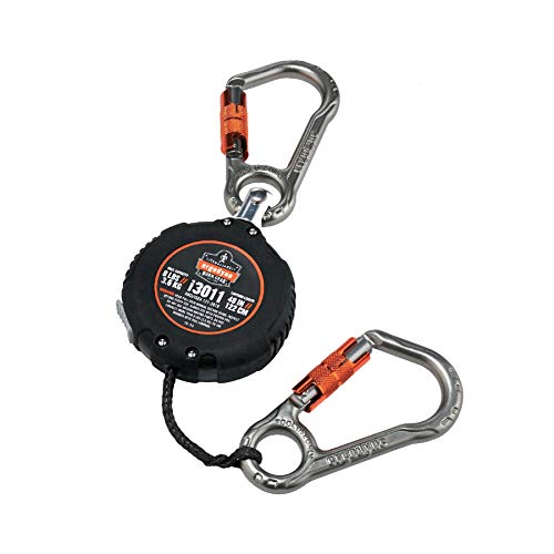 Ergodyne Retractable Tool Lanyard mit Karabiner-Halterung, 3,6 kg, Squids 3011 von Ergodyne