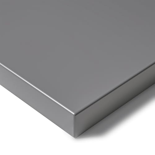 Ergofino Tischplatte 200x100 cm, Perfekt für höhenverstellbare Schreibtische, Esstisch, Schreibtischplatte 2,5 cm stark, Tischplatte aus MDF-Material (Graphit) von Ergofino