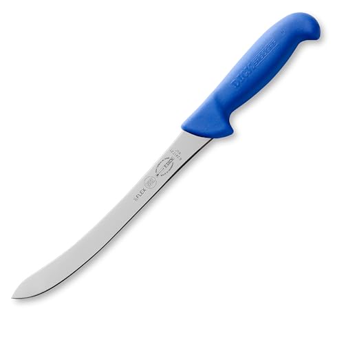 F. DICK Fischfiletiermesser, ErgoGrip (Filetiermesser mit Klinge 21cm, X55CrMo14 Stahl, nichtrostend, 56° HRC) 82417211, Blau von F. DICK