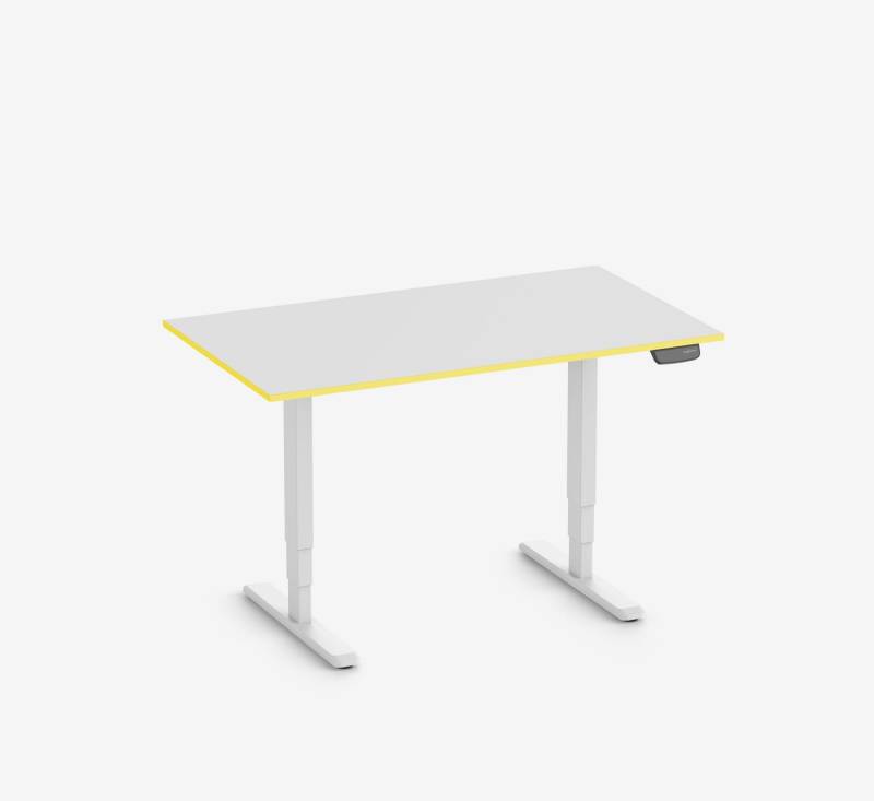 Ergolutions Gamingtisch PRIMUS elektrisch höhenverstellbarer Gamingschreibtisch, 140 kg Traglast / App / Leise / Timer / Memory / Kollisionssensor von Ergolutions