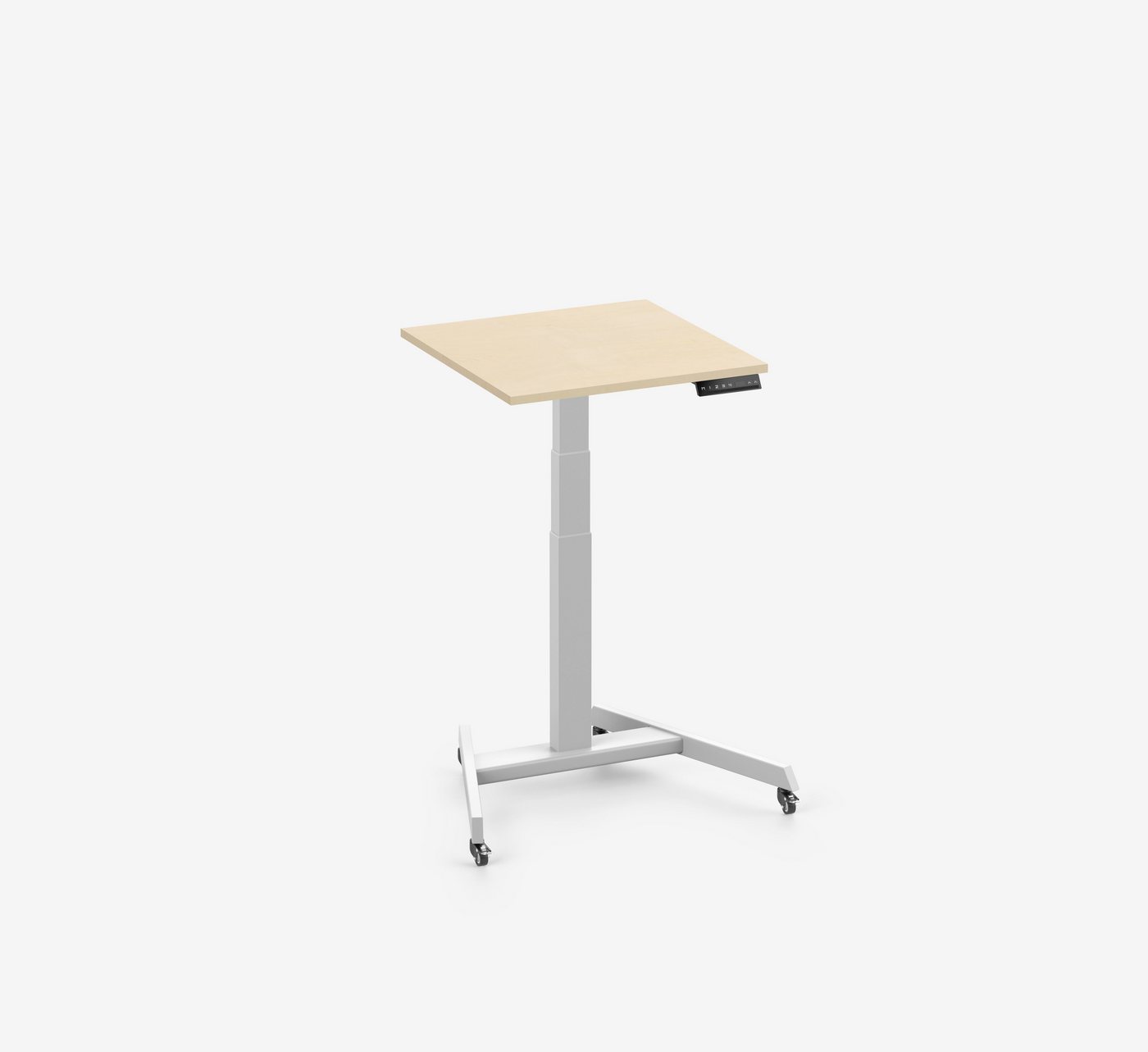 Ergolutions Schreibtisch FOKUS Single elektrisch höhenverstellbarer Schreibtisch, 80 kg Traglast / 3-Fach-Memory / Rollen / USB-A / Kollisionsschutz Ergolutions Schreibtisch FOKUS Single elektrisch höhenverstellbarer Schreibtisch, 80 kg Traglast / 3-Fach-Memory / Rollen / USB-A / Kollisionsschutz von Ergolutions