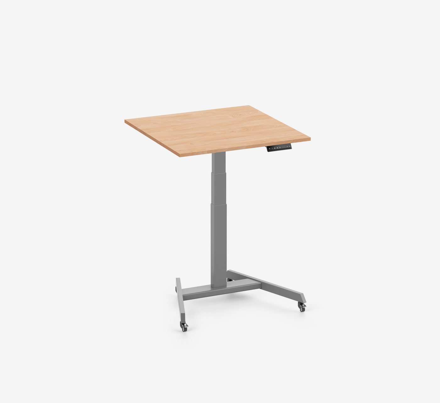 Ergolutions Schreibtisch FOKUS Single elektrisch höhenverstellbarer Schreibtisch, 80 kg Traglast / 3-Fach-Memory / Rollen / USB-A / Kollisionsschutz Ergolutions Schreibtisch FOKUS Single elektrisch höhenverstellbarer Schreibtisch, 80 kg Traglast / 3-Fach-Memory / Rollen / USB-A / Kollisionsschutz von Ergolutions