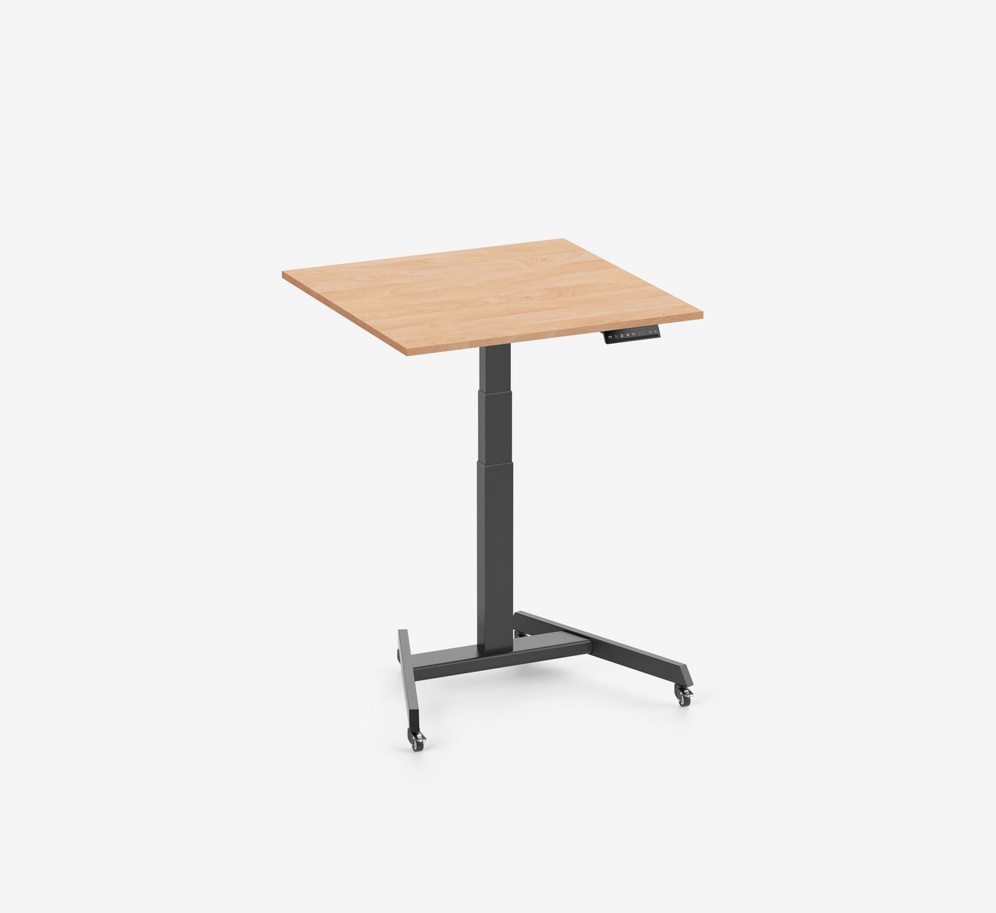 Ergolutions Schreibtisch FOKUS Single elektrisch höhenverstellbarer Schreibtisch, 80 kg Traglast / 3-Fach-Memory / Rollen / USB-A / Kollisionsschutz Ergolutions Schreibtisch FOKUS Single elektrisch höhenverstellbarer Schreibtisch, 80 kg Traglast / 3-Fach-Memory / Rollen / USB-A / Kollisionsschutz von Ergolutions