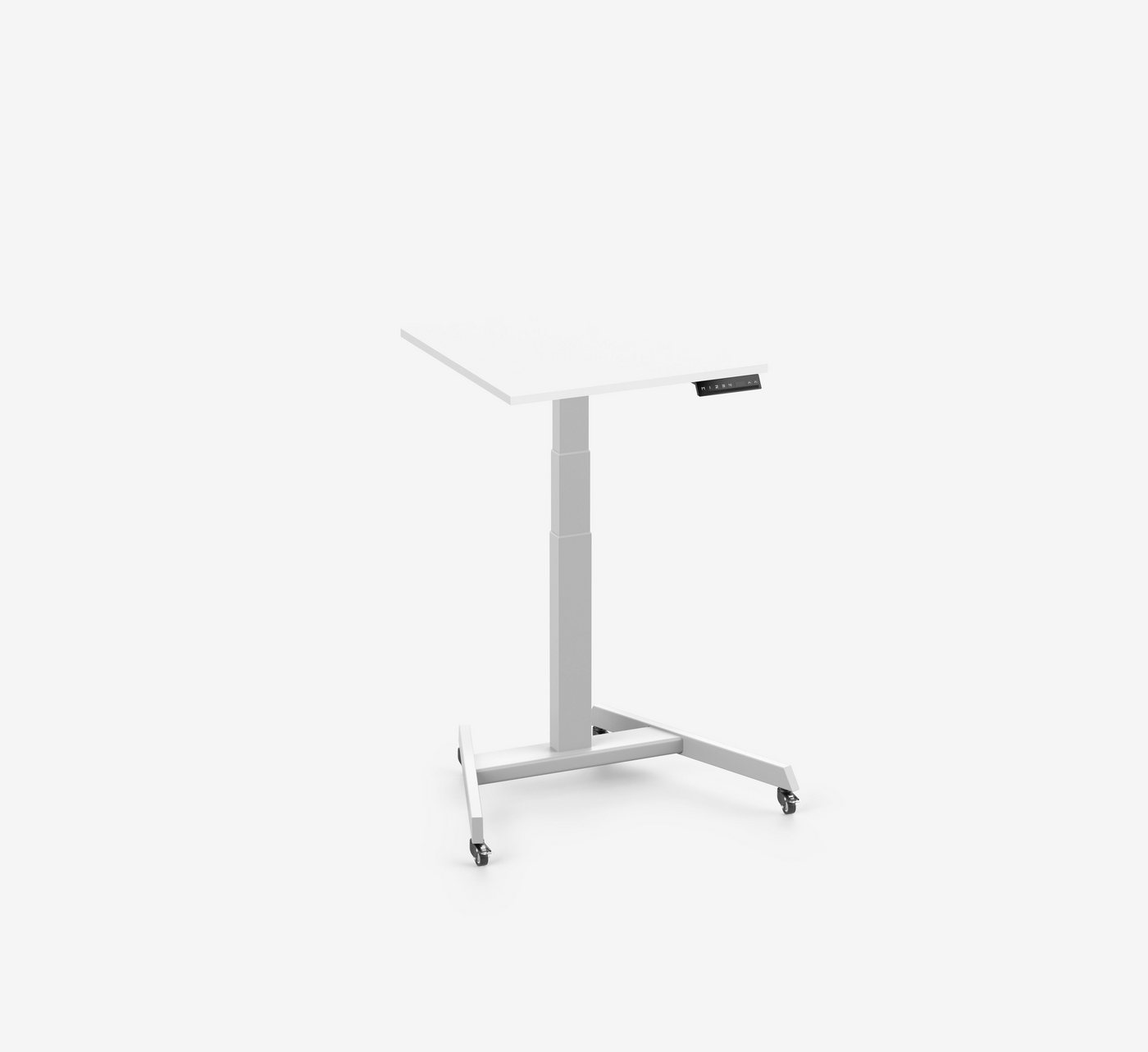 Ergolutions Schreibtisch FOKUS Single elektrisch höhenverstellbarer Schreibtisch, 80 kg Traglast / 3-Fach-Memory / Rollen / USB-A / Kollisionsschutz Ergolutions Schreibtisch FOKUS Single elektrisch höhenverstellbarer Schreibtisch, 80 kg Traglast / 3-Fach-Memory / Rollen / USB-A / Kollisionsschutz von Ergolutions