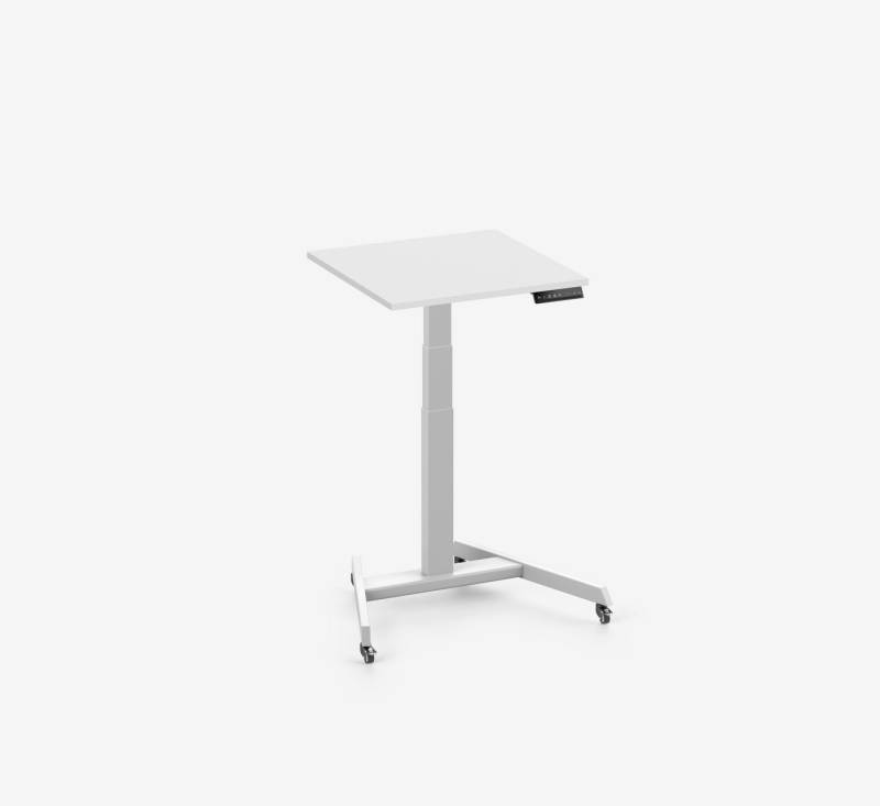 Ergolutions Schreibtisch FOKUS Single elektrisch höhenverstellbarer Schreibtisch, 80 kg Traglast / 3-Fach-Memory / Rollen / USB-A / Kollisionsschutz Ergolutions Schreibtisch FOKUS Single elektrisch höhenverstellbarer Schreibtisch, 80 kg Traglast / 3-Fach-Memory / Rollen / USB-A / Kollisionsschutz von Ergolutions