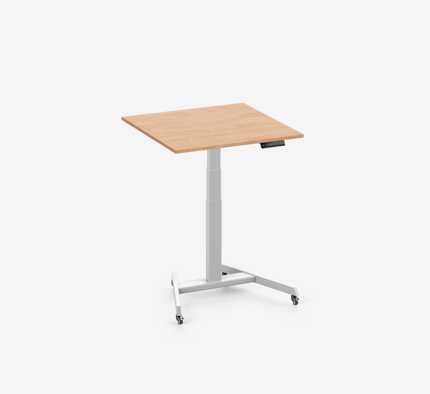Ergolutions Schreibtisch FOKUS Single elektrisch höhenverstellbarer Schreibtisch, 80 kg Traglast / 3-Fach-Memory / Rollen / USB-A / Kollisionsschutz Ergolutions Schreibtisch FOKUS Single elektrisch höhenverstellbarer Schreibtisch, 80 kg Traglast / 3-Fach-Memory / Rollen / USB-A / Kollisionsschutz von Ergolutions