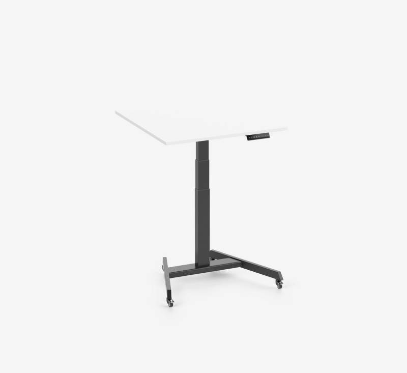 Ergolutions Schreibtisch FOKUS Single elektrisch höhenverstellbarer Schreibtisch, 80 kg Traglast / 3-Fach-Memory / Rollen / USB-A / Kollisionsschutz Ergolutions Schreibtisch FOKUS Single elektrisch höhenverstellbarer Schreibtisch, 80 kg Traglast / 3-Fach-Memory / Rollen / USB-A / Kollisionsschutz von Ergolutions