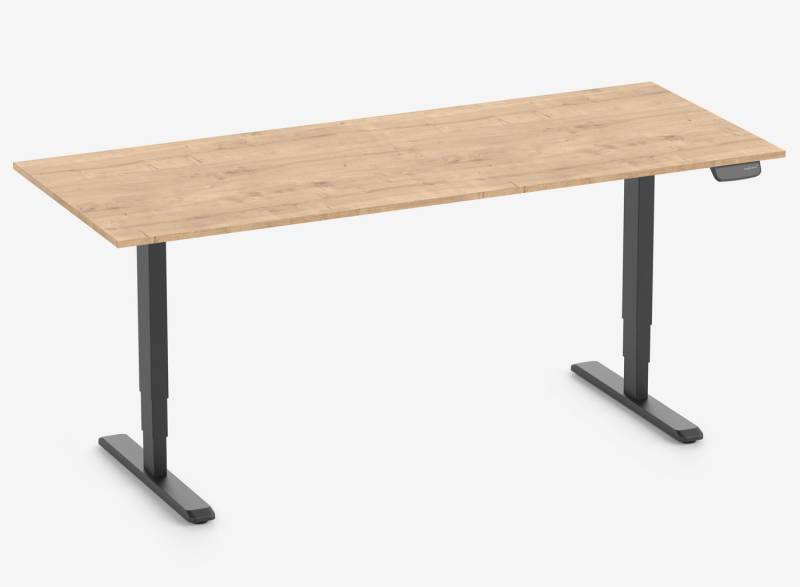 Ergolutions Schreibtisch PRIMUS XL elektrisch höhenverstellbarer Schreibtisch, 140 kg Traglast / App / Leise / Timer / Memory / Kollisionssensor von Ergolutions