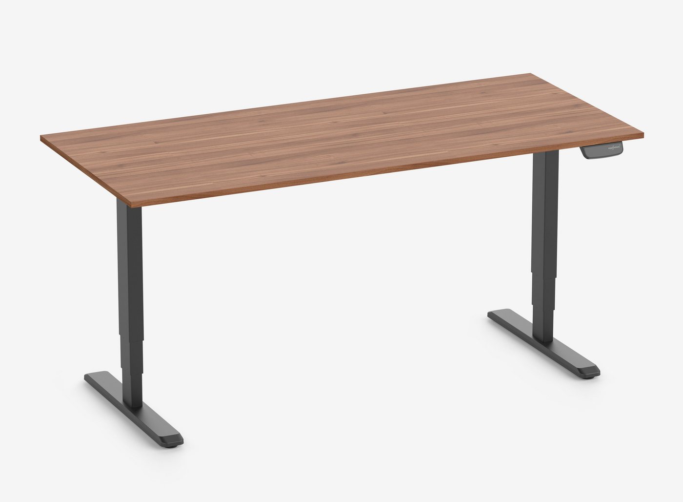 Ergolutions Schreibtisch PRIMUS XL elektrisch höhenverstellbarer Schreibtisch, 140 kg Traglast / App / Leise / Timer / Memory / Kollisionssensor von Ergolutions