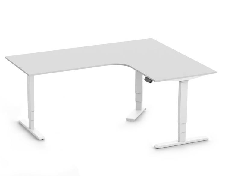 Ergolutions Schreibtisch PRIMUS elektrisch höhenverstellbarer Eckschreibtisch, 180 kg Traglast / Leise / Timer / Memory / Kollisionssensor Ergolutions Schreibtisch PRIMUS elektrisch höhenverstellbarer Eckschreibtisch, 180 kg Traglast / Leise / Timer / Memory / Kollisionssensor von Ergolutions