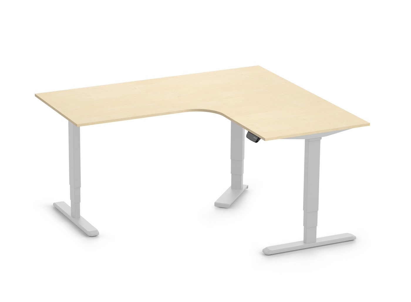Ergolutions Schreibtisch PRIMUS elektrisch höhenverstellbarer Eckschreibtisch, 180 kg Traglast / Leise / Timer / Memory / Kollisionssensor Ergolutions Schreibtisch PRIMUS elektrisch höhenverstellbarer Eckschreibtisch, 180 kg Traglast / Leise / Timer / Memory / Kollisionssensor von Ergolutions
