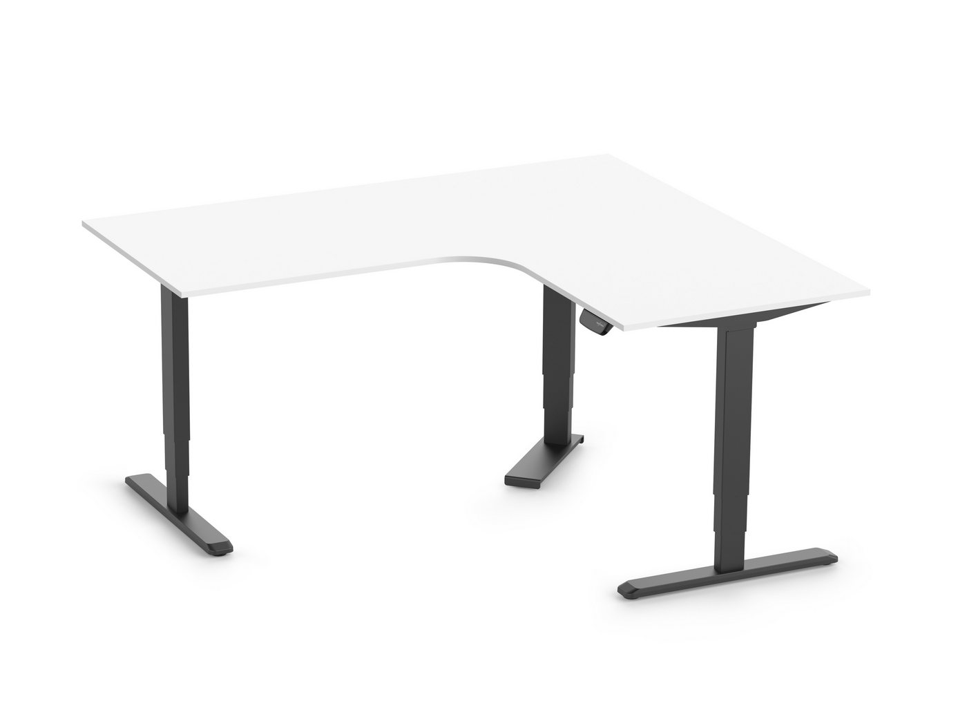 Ergolutions Schreibtisch PRIMUS elektrisch höhenverstellbarer Eckschreibtisch, 180 kg Traglast / Leise / Timer / Memory / Kollisionssensor Ergolutions Schreibtisch PRIMUS elektrisch höhenverstellbarer Eckschreibtisch, 180 kg Traglast / Leise / Timer / Memory / Kollisionssensor von Ergolutions