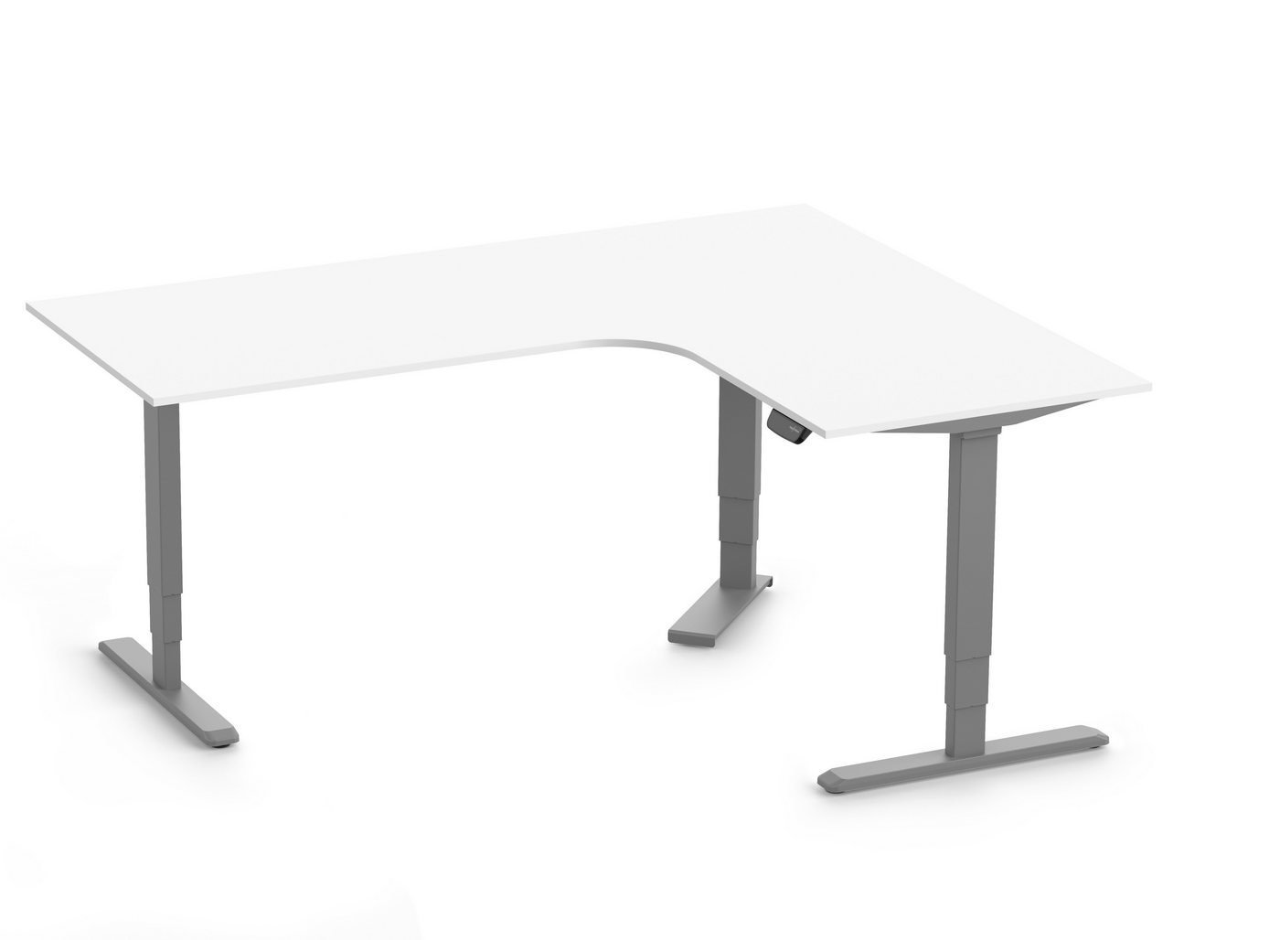 Ergolutions Schreibtisch PRIMUS elektrisch höhenverstellbarer Eckschreibtisch, 180 kg Traglast / Leise / Timer / Memory / Kollisionssensor Ergolutions Schreibtisch PRIMUS elektrisch höhenverstellbarer Eckschreibtisch, 180 kg Traglast / Leise / Timer / Memory / Kollisionssensor von Ergolutions