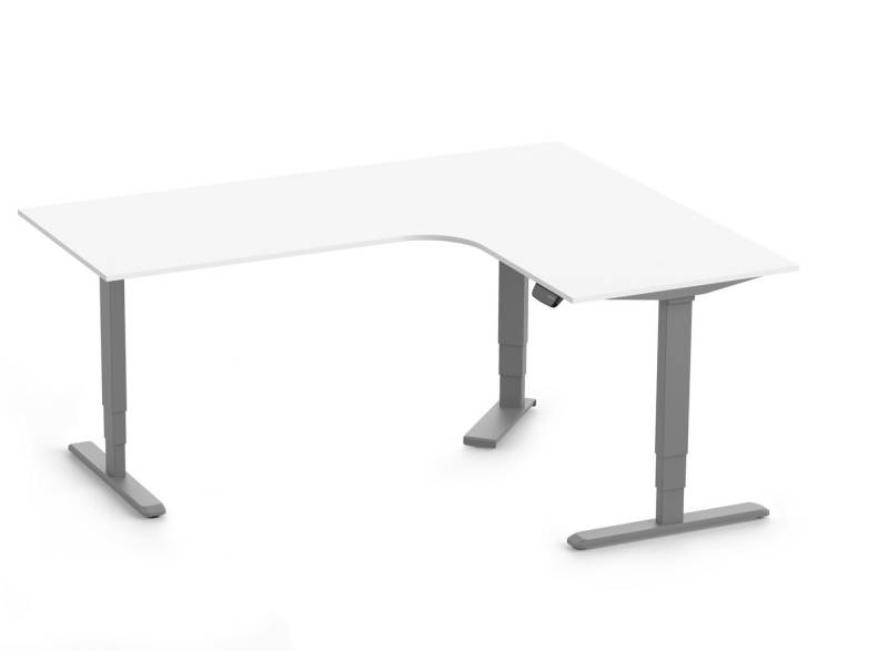Ergolutions Schreibtisch PRIMUS elektrisch höhenverstellbarer Eckschreibtisch, 180 kg Traglast / Leise / Timer / Memory / Kollisionssensor Ergolutions Schreibtisch PRIMUS elektrisch höhenverstellbarer Eckschreibtisch, 180 kg Traglast / Leise / Timer / Memory / Kollisionssensor von Ergolutions