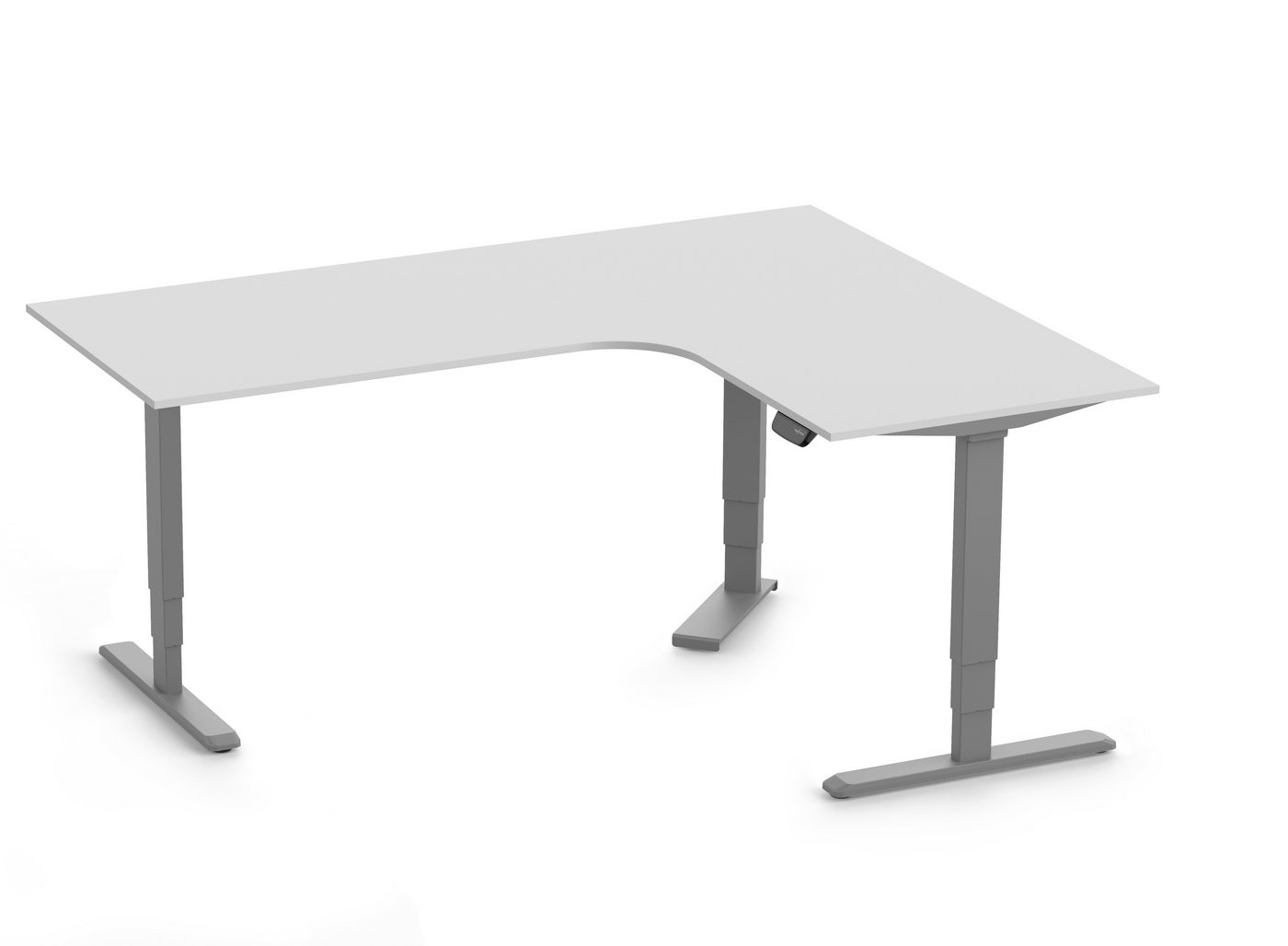 Ergolutions Schreibtisch PRIMUS elektrisch höhenverstellbarer Eckschreibtisch, 180 kg Traglast / Leise / Timer / Memory / Kollisionssensor Ergolutions Schreibtisch PRIMUS elektrisch höhenverstellbarer Eckschreibtisch, 180 kg Traglast / Leise / Timer / Memory / Kollisionssensor von Ergolutions