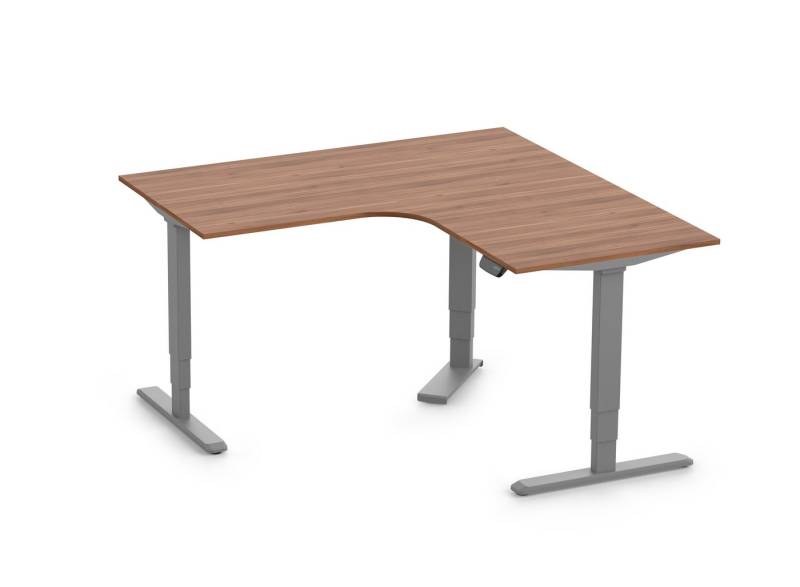 Ergolutions Schreibtisch PRIMUS elektrisch höhenverstellbarer Eckschreibtisch, 180 kg Traglast / Leise / Timer / Memory / Kollisionssensor Ergolutions Schreibtisch PRIMUS elektrisch höhenverstellbarer Eckschreibtisch, 180 kg Traglast / Leise / Timer / Memory / Kollisionssensor von Ergolutions