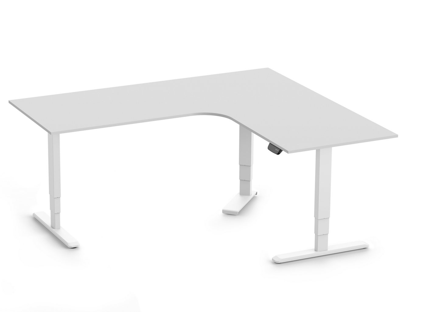 Ergolutions Schreibtisch PRIMUS elektrisch höhenverstellbarer Eckschreibtisch, 180 kg Traglast / Leise / Timer / Memory / Kollisionssensor Ergolutions Schreibtisch PRIMUS elektrisch höhenverstellbarer Eckschreibtisch, 180 kg Traglast / Leise / Timer / Memory / Kollisionssensor von Ergolutions
