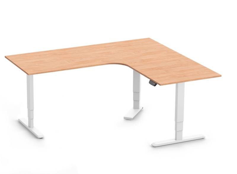 Ergolutions Schreibtisch PRIMUS elektrisch höhenverstellbarer Eckschreibtisch, 180 kg Traglast / Leise / Timer / Memory / Kollisionssensor Ergolutions Schreibtisch PRIMUS elektrisch höhenverstellbarer Eckschreibtisch, 180 kg Traglast / Leise / Timer / Memory / Kollisionssensor von Ergolutions